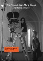 The Films of Jean-Marie Straub and Danièle Huillet - Pdf